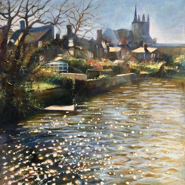 A favourite Leamington View, Acrylic, sold